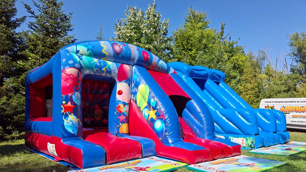 Topogane / Tobogane gonflabile, casute gonflabile pentru copii