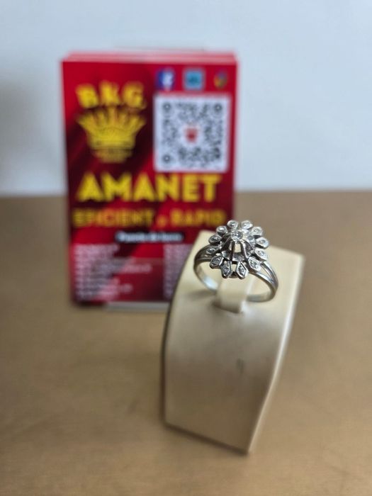 Inel din aur de 18k cu briliante Amanet BKG