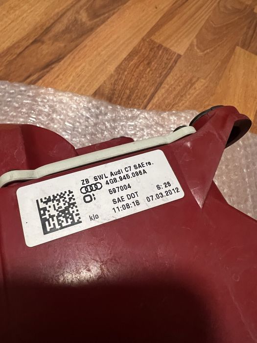 Audi A7 2012г. комплект американски стопове