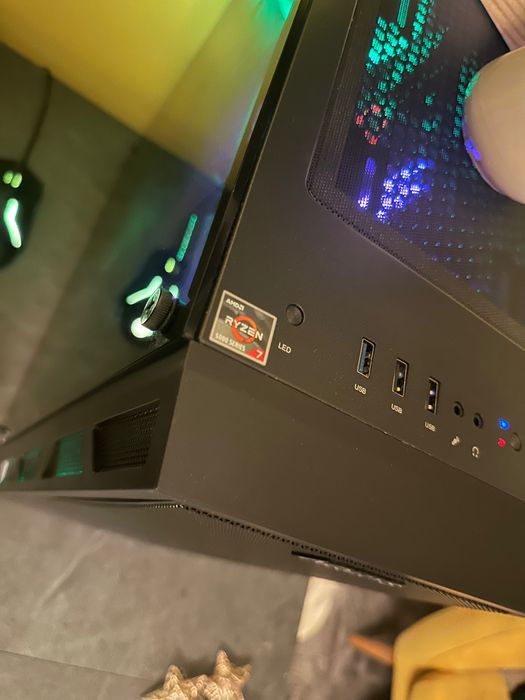 PC Gaming High-End – Ryzen 7 5800X + RTX 3060 12GB +32GB RAM +SSD NVMe