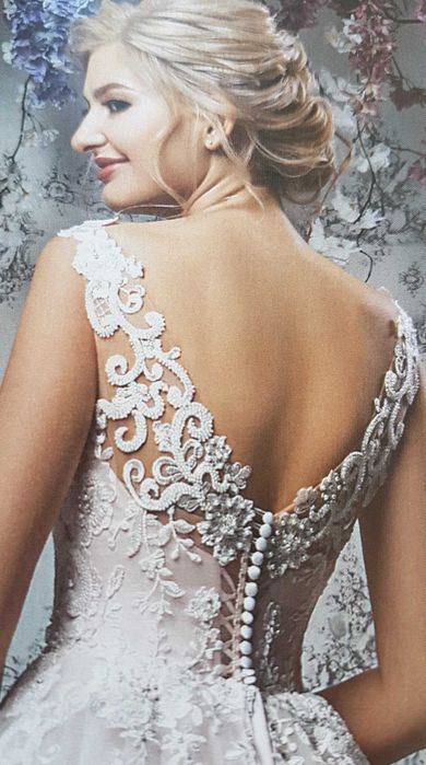 Rochie mireasa alba, noua (cu eticheta) marime 36 (S)
