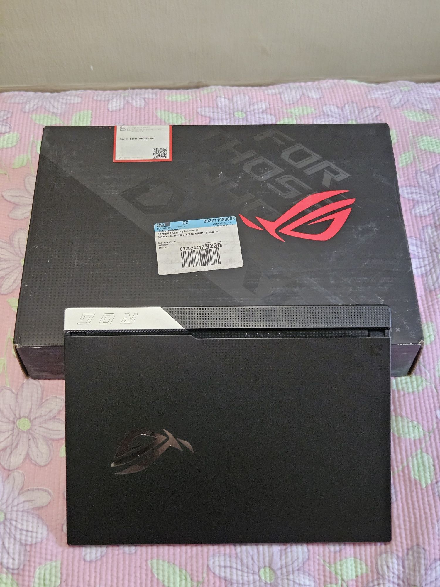 Игровой ноутбук asus strix g513qy rx6800m 12GB