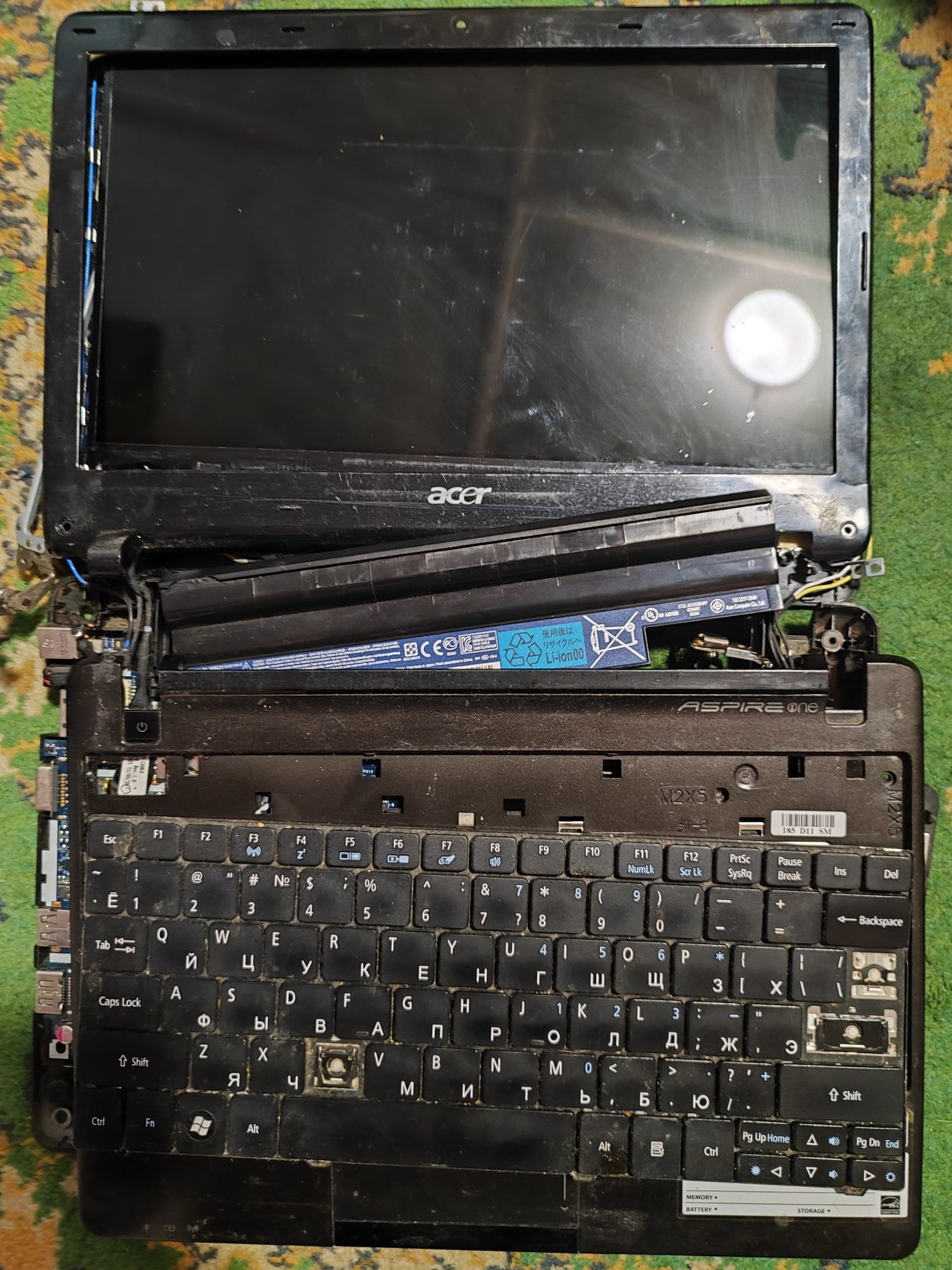 Нетбук Acer Aspire на восстановление