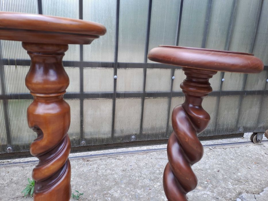 piedestal lemn postament suport lemn 40 - 66 cm