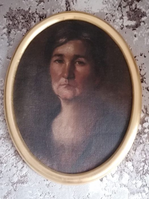 Vând tablou portret din perioada interbelica