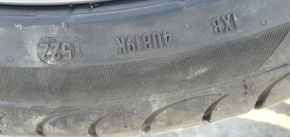 Jante aluminiu cu tot cu cauciucuri seat 18