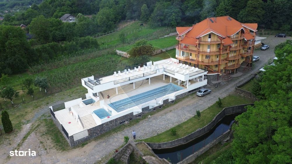 Pensiune cu piscina, pastravarie, zona spa într-o locatie de vis