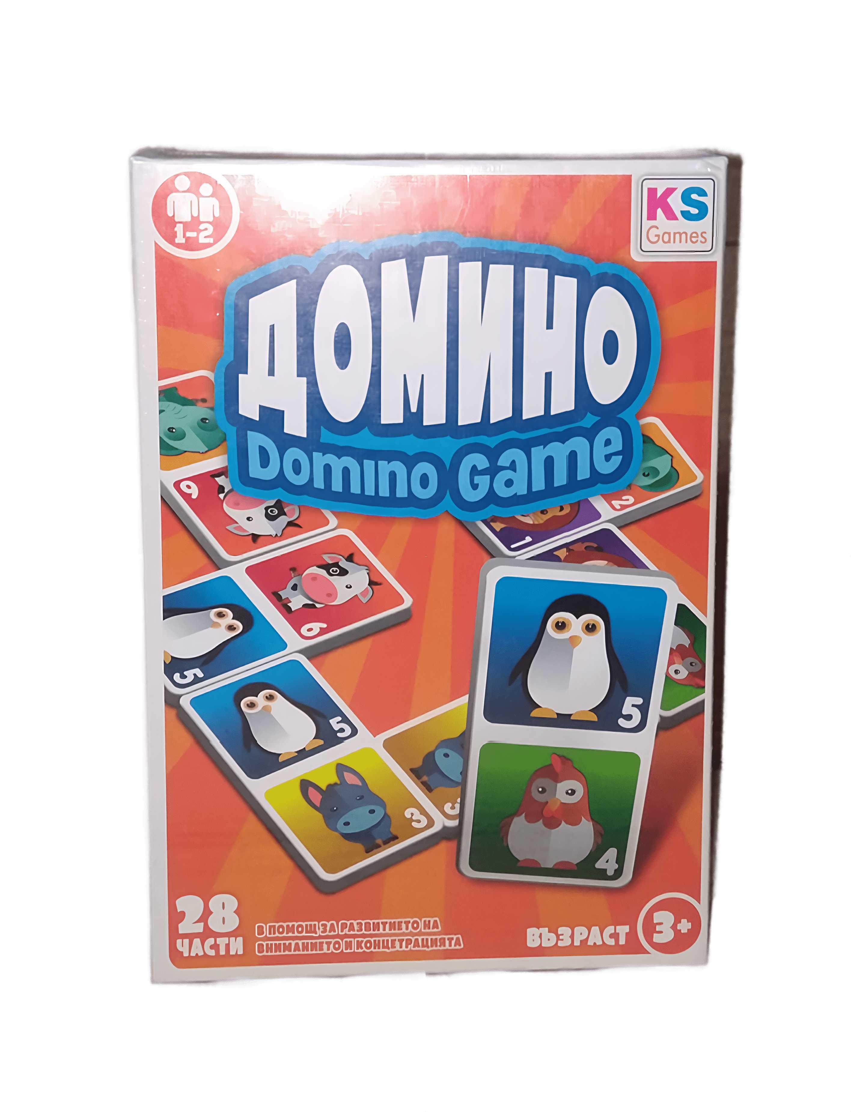 Детска игра ДОМИНО С ЖИВОТНИ / всички играчки DOMINO GAME