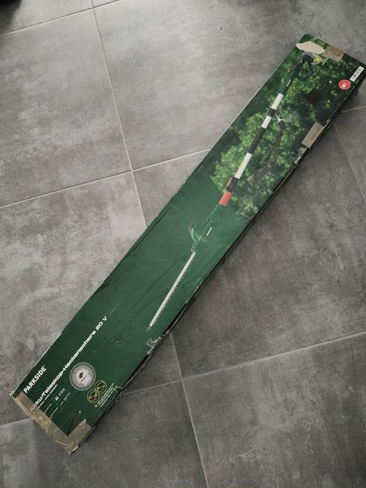 Foarfeca trimmer telescopic gard viu parkside 20 volti