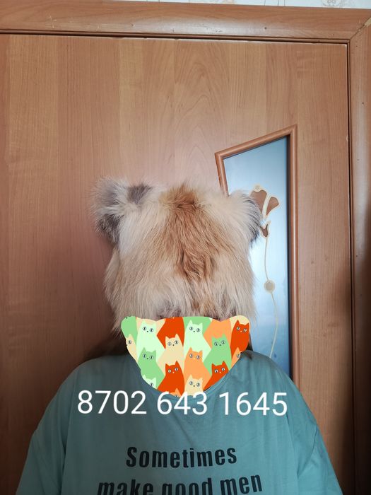 Лисья шапка с ушками