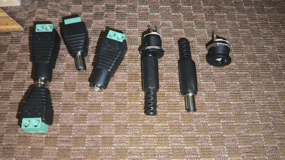 Разъемы питания DC , постоянного тока, ноутбучные, 12,24, 36 вольт