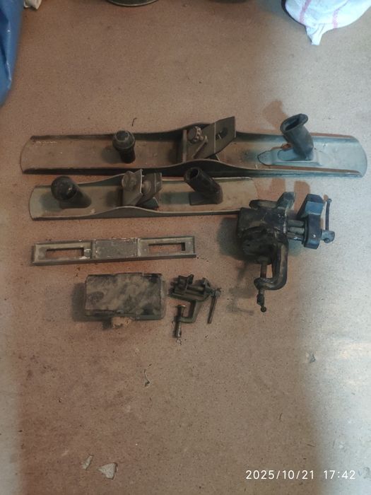 Ручной инструмент, тиски , фуганок