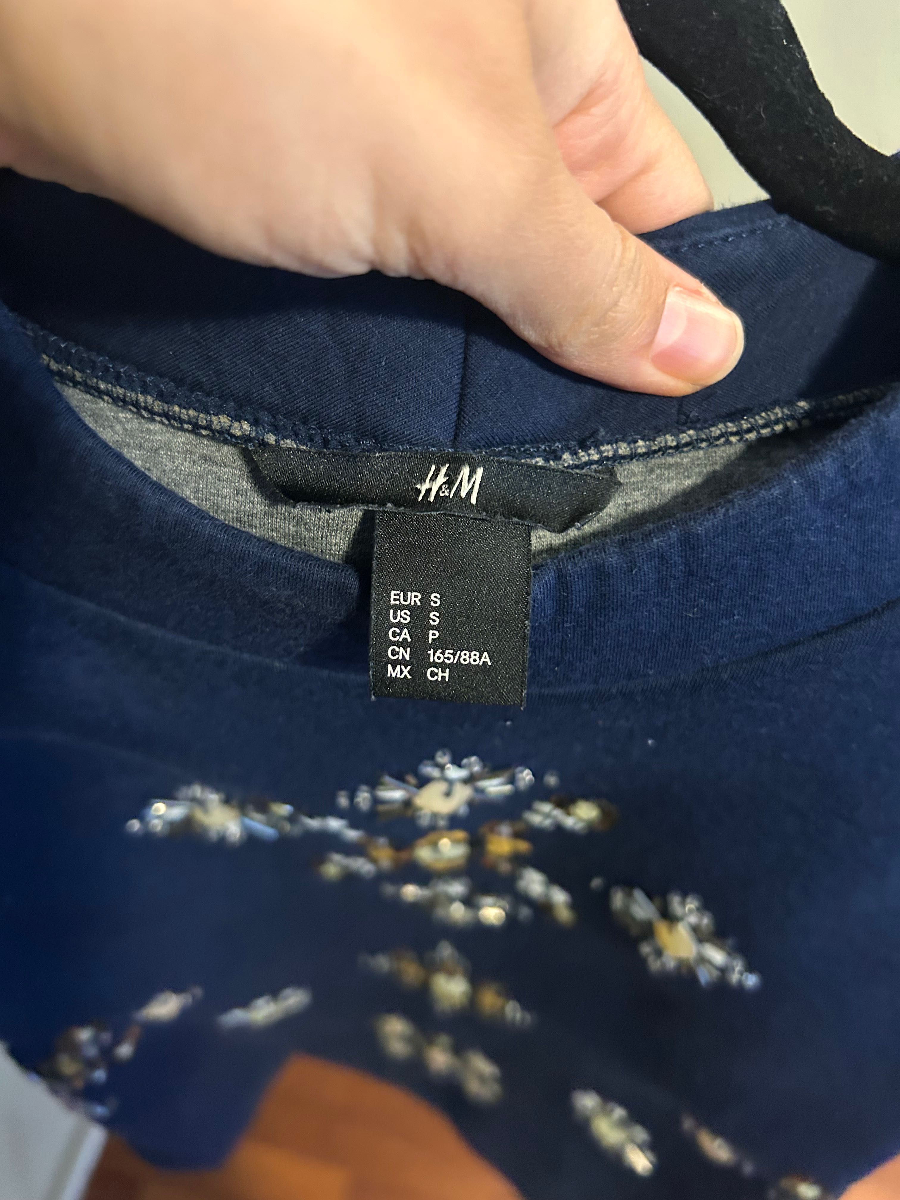 Блуза с камъни H&M
