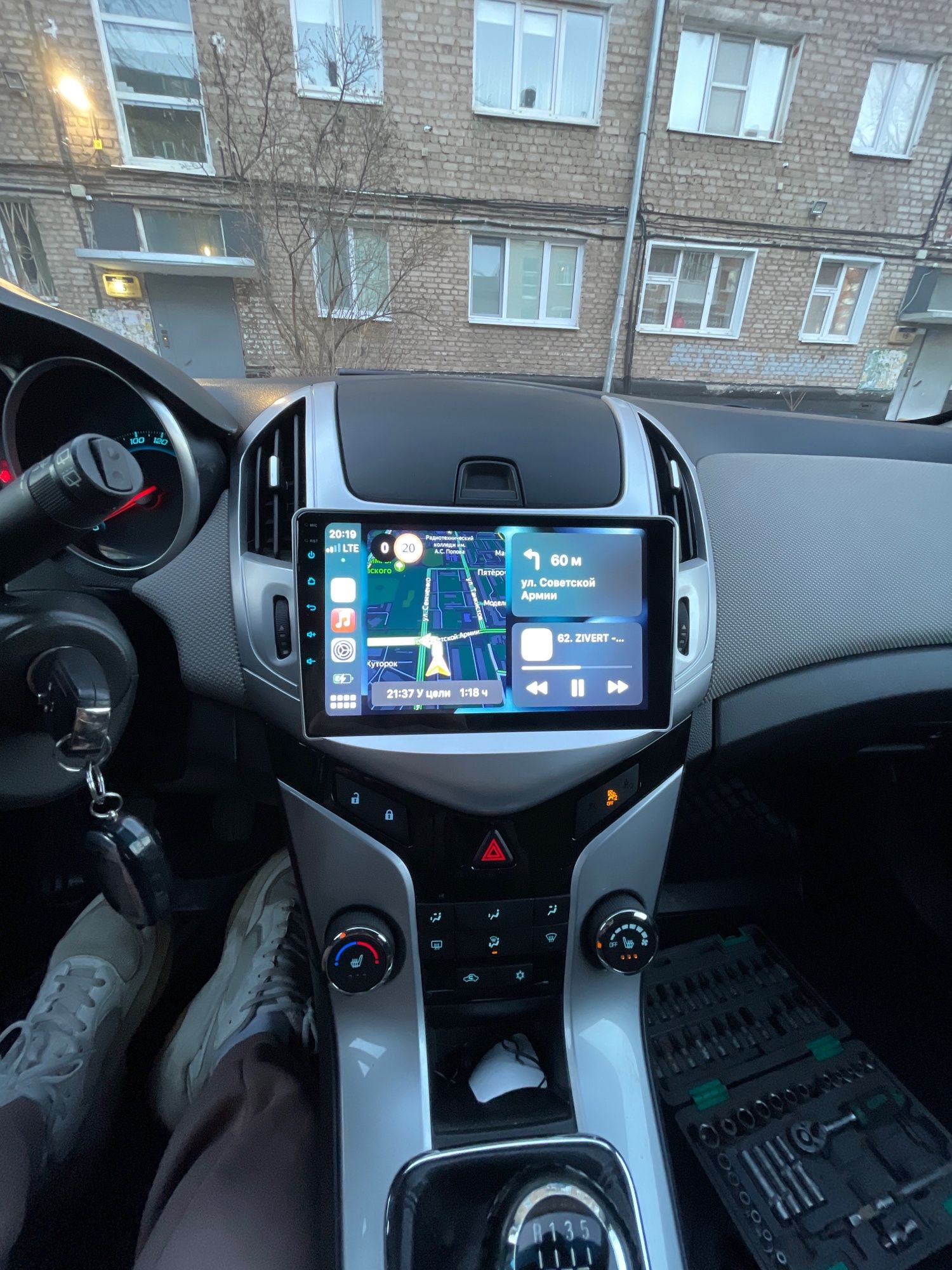 Navigatie Android Chevrolet Cruze Waze YouTube GPS USB