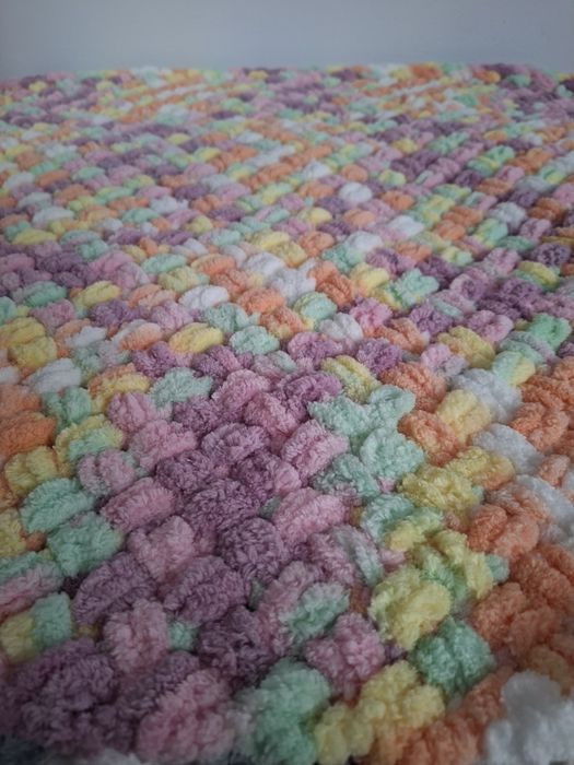 Ръчно плетено одеало