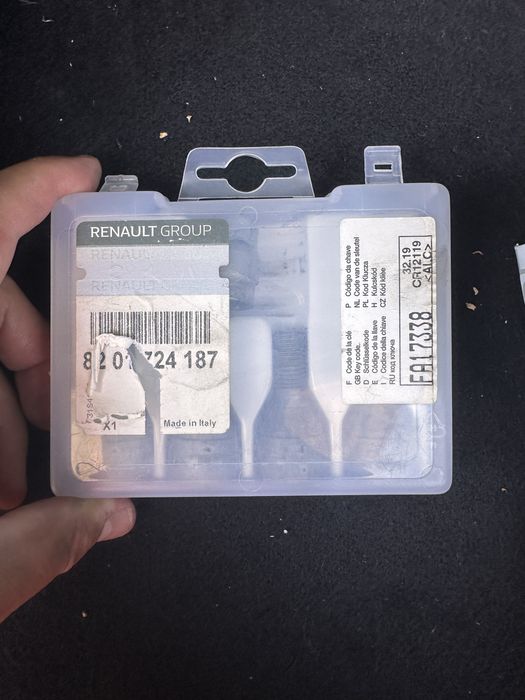 Kit antifurt roti Dacia-Renault