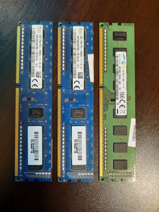 Рам памет плочи 3x2GB 6GB RAM