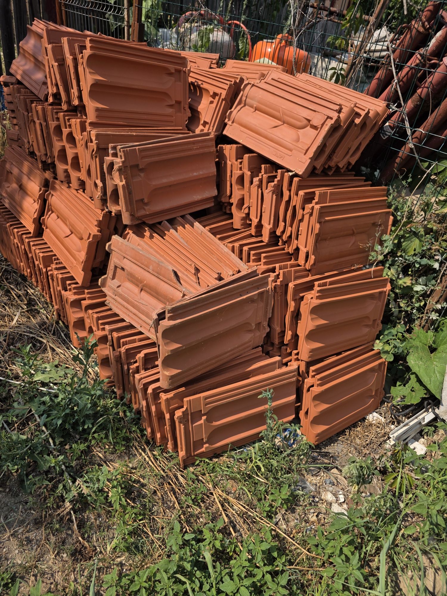 Vand Tigla ceramica de baza Francia Aqua, Terra Rosa, natur, 492 x 295