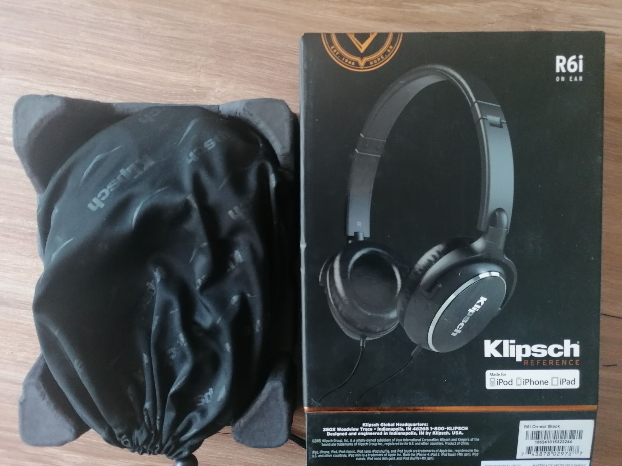 Слушалки Klipsch R6i On-Ear Headphones