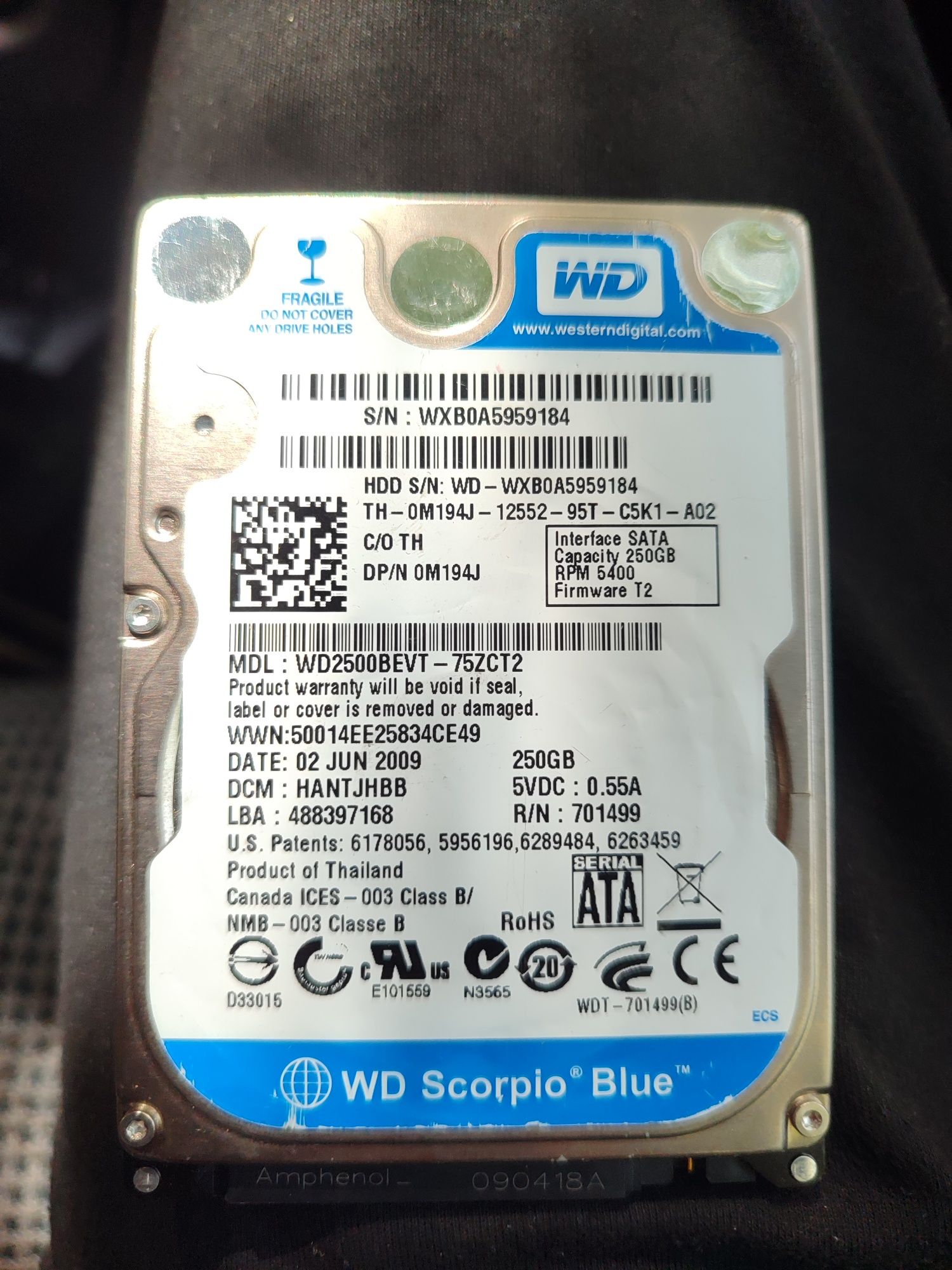 Внешний диск HDD