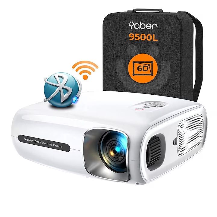 YABER Pro V7 WiFi, proiector Bluetooth