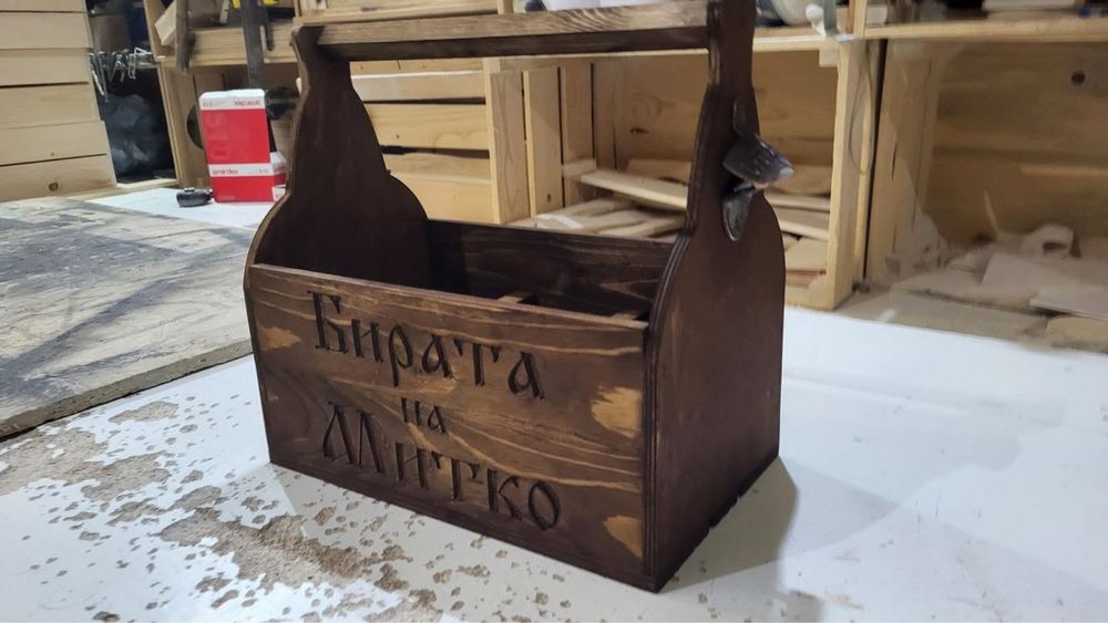 Щайга/ кошница за бира ръчна изработка