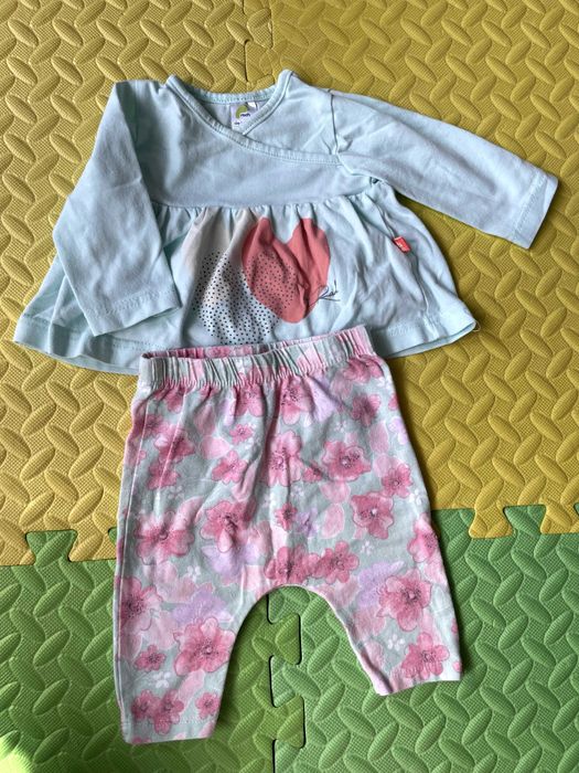 Лот детски дрешки за момиче + космонавт и чувалче за сън 62-68 размер