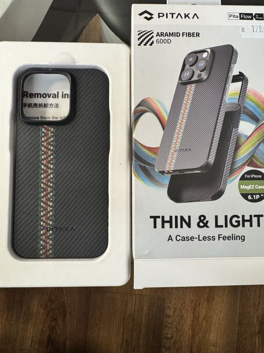 Iphone 15 PRO, 256 GB, бял + калъф