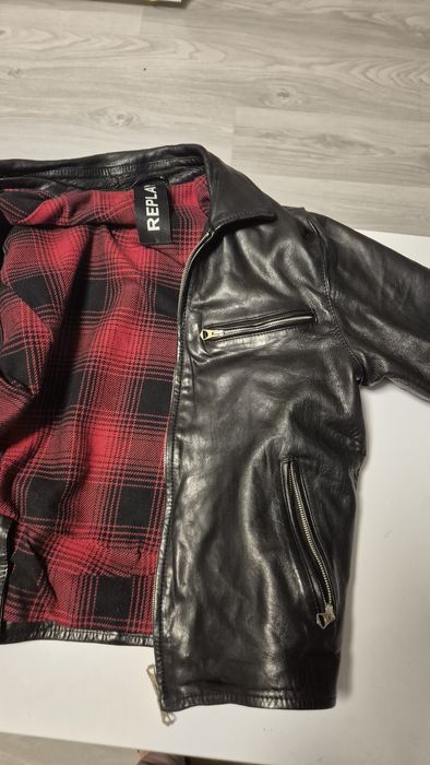 Кожено яке мъжко естествена висикокачествена агнешка кожа