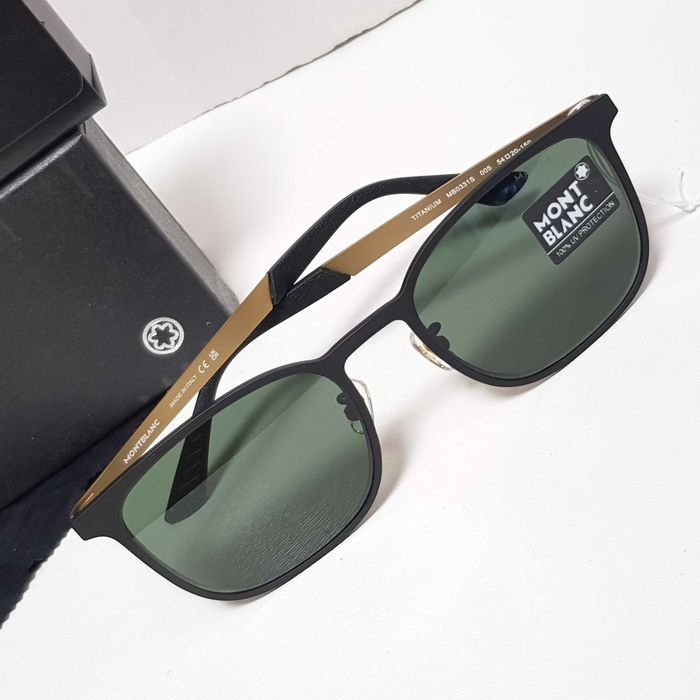 Ochelari de soare MontBlanc rama titanium UV, protectie