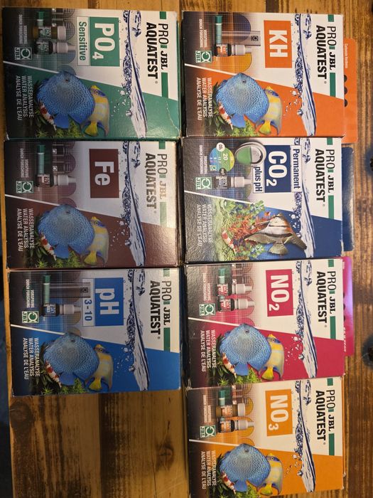 Teste apa acvariu: KH,CO2,NO²,NO³,PO⁴,FE,PH