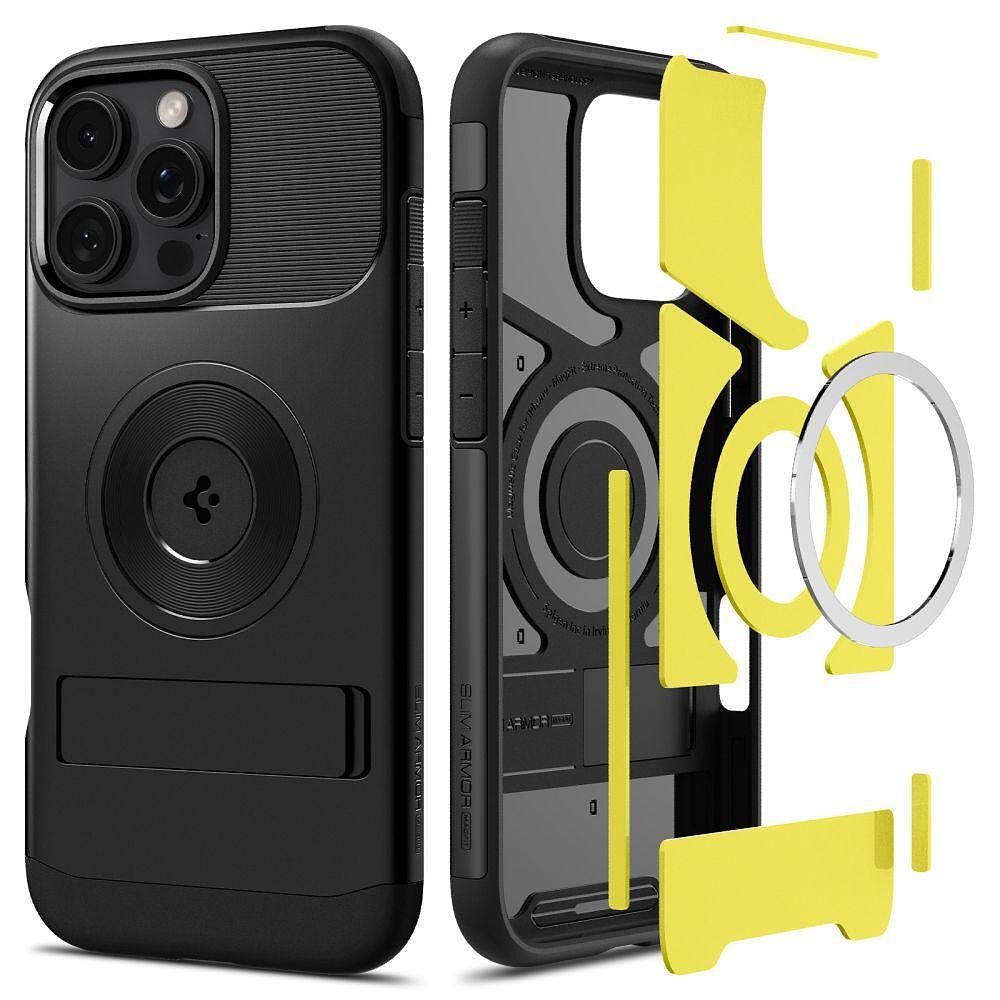 Кейс spigen slim armor mag magsafe за iphone 16 pro max black