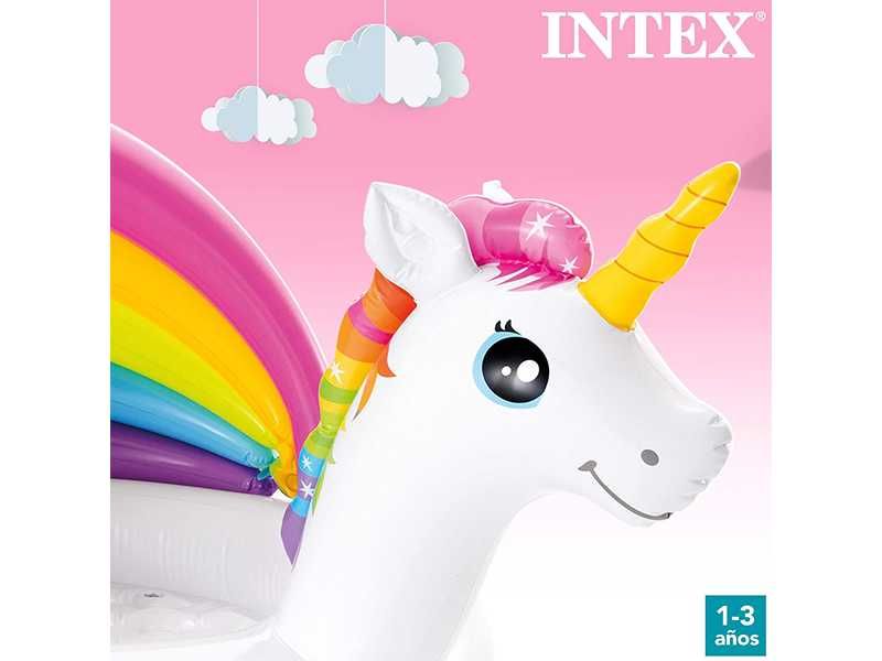 НОВИ! Детски басейн Еднорог Intex 127x102x69см