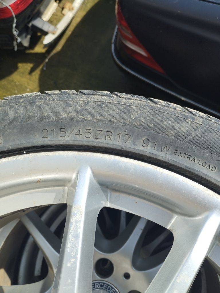 17" Джанти с гуми за Mercedes А класа и Б класа