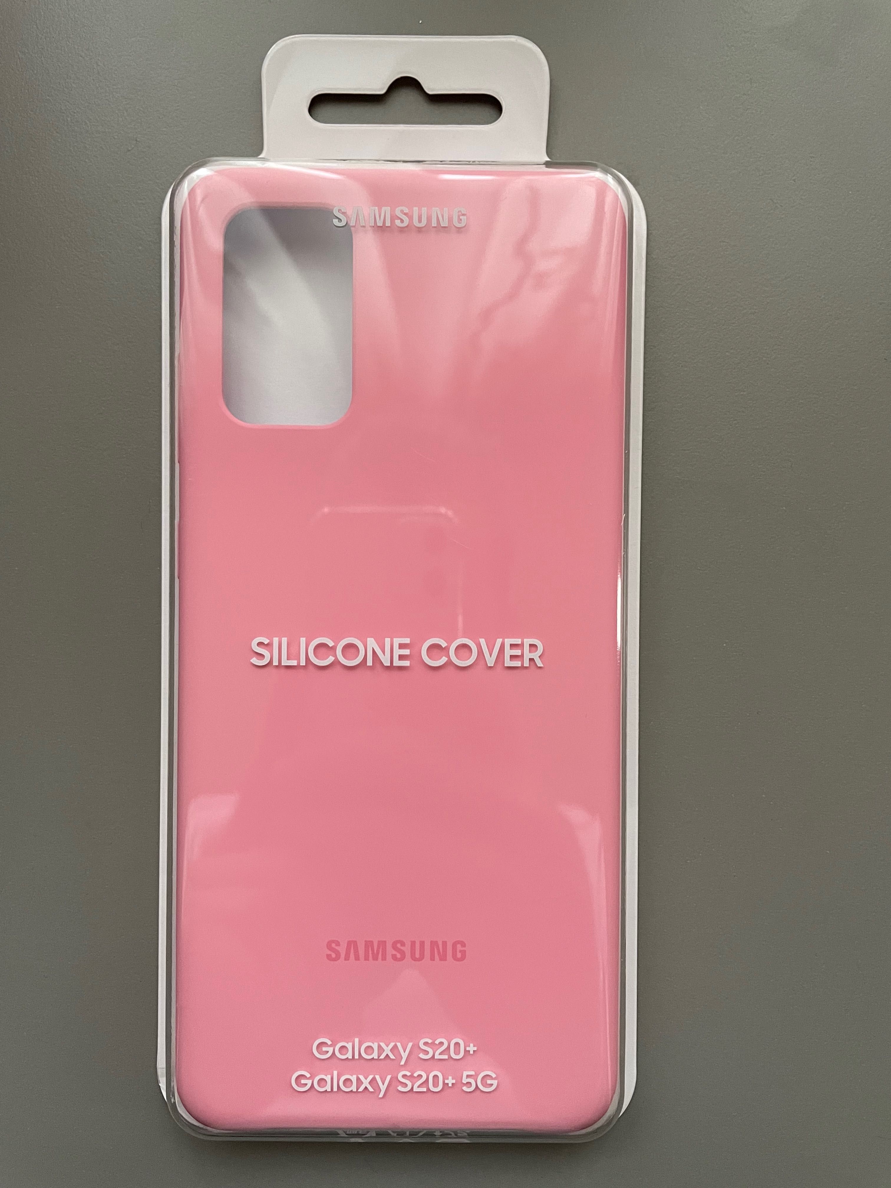 Samsung S20+, S20+ 5g silicone cover, pink(roz)