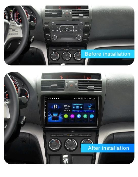 Navigatie Android- Mazda 3 si 6 -9inch si 7inch Gps USB Bluetooth waze