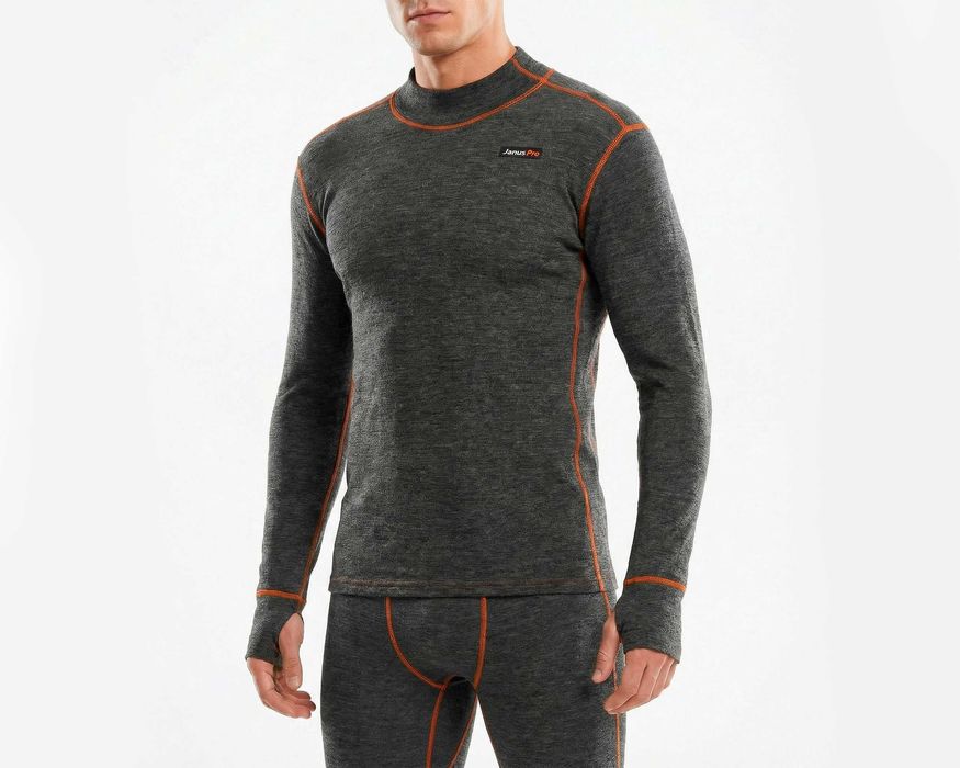 JANUS Pro Мериносова вълна мъжка фланелка размер XL