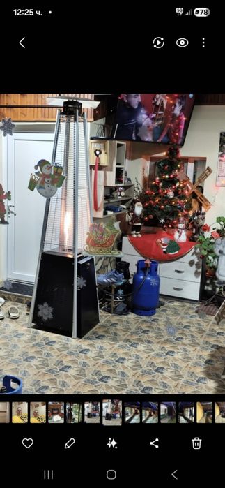 Печка на газ тип пирамида