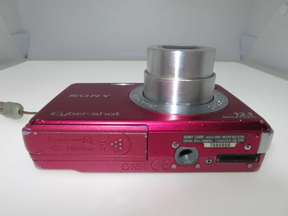 SONY Cyber-shot W230 цифрова камера розов компактен фотоапарат