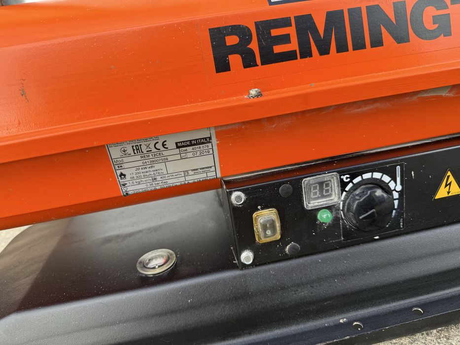 Tun aer cald caldura Remington REM 12 CEL pe motorina Diesel