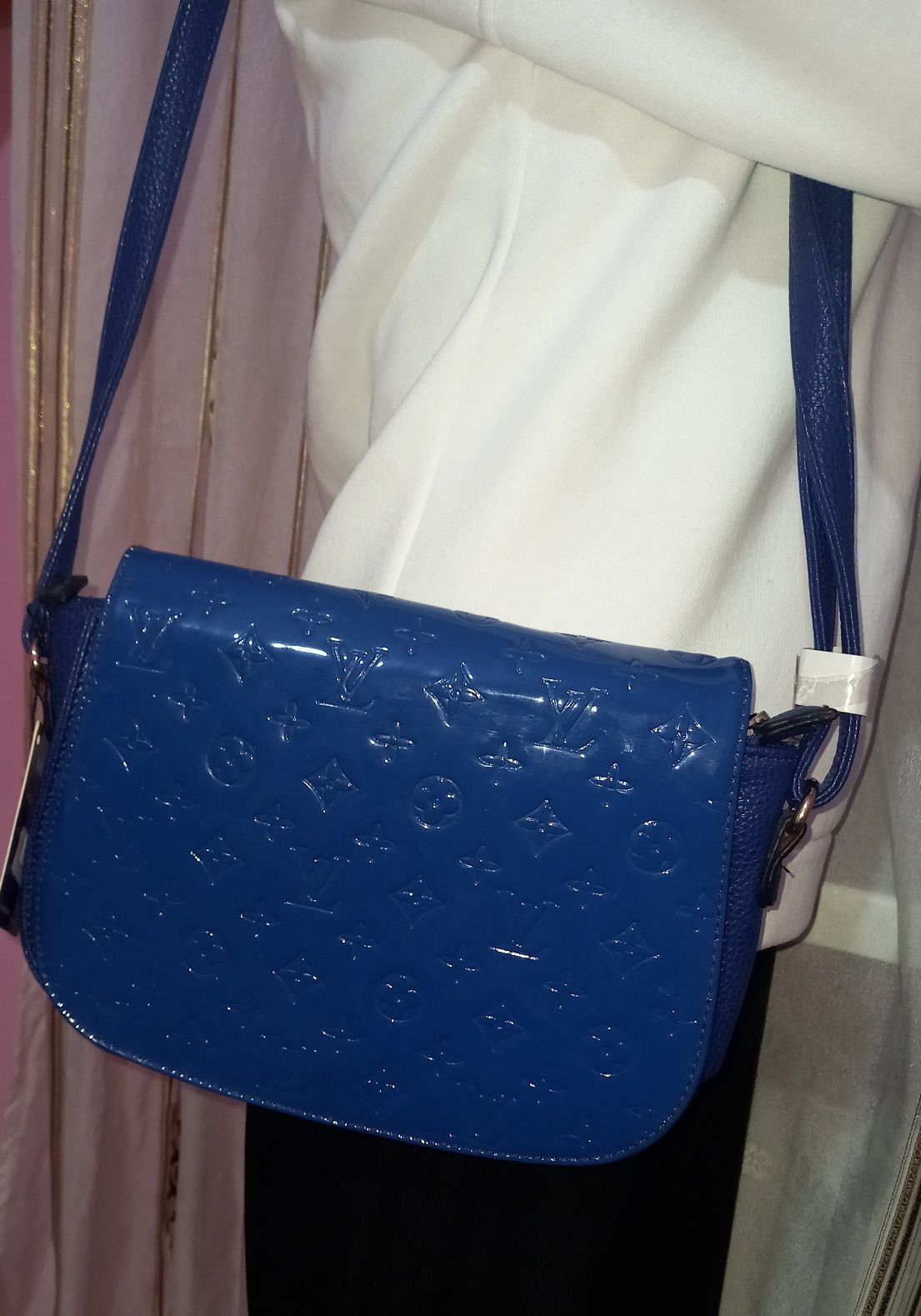 Синяя сумка для девушек/женщин