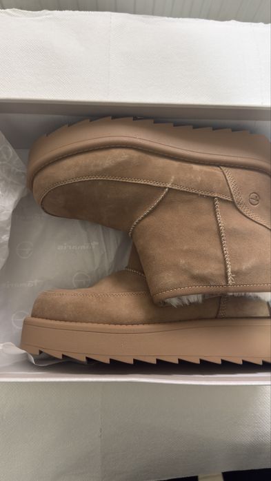 Ghete piele intoarsa Tamaris, mas. 38