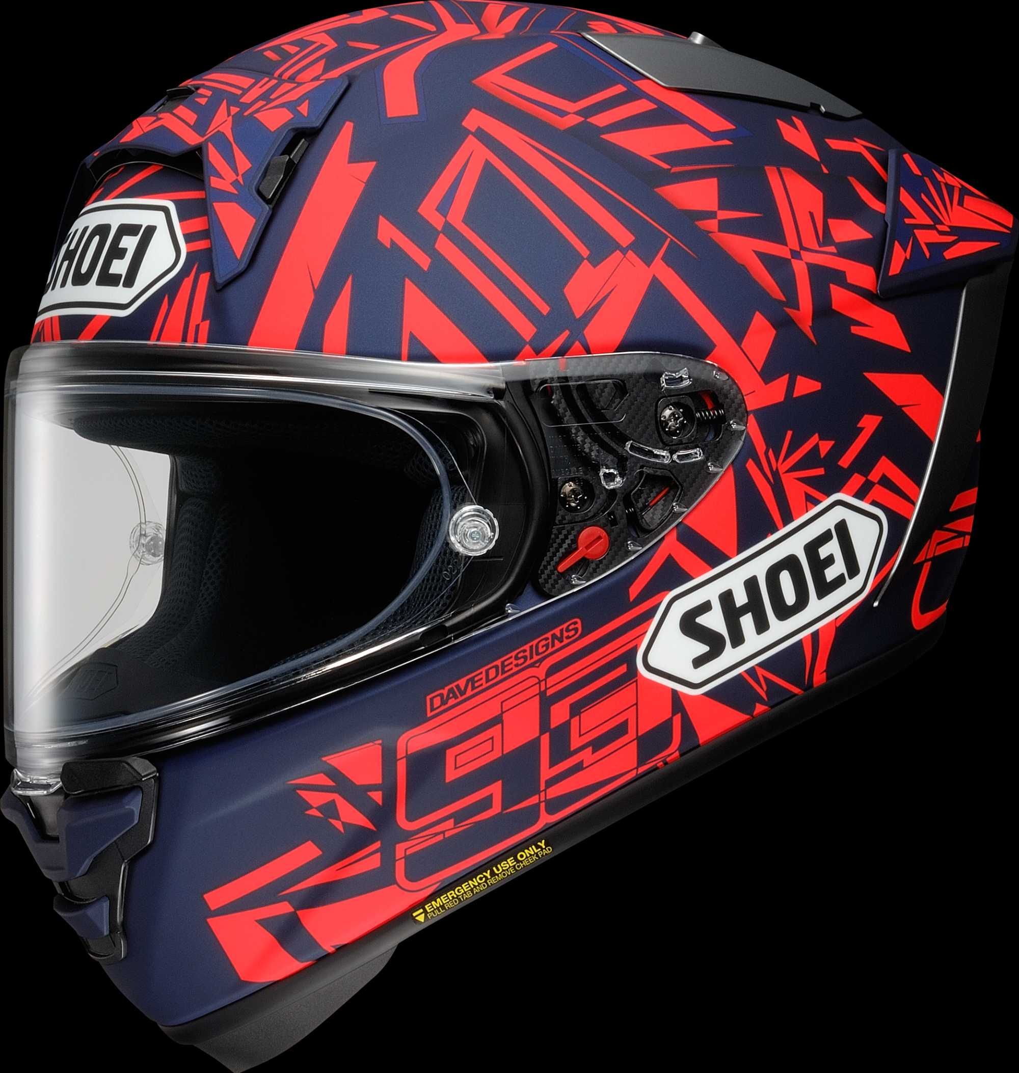 Каска Shoei X-SPR PRO Marquez7 TC-1