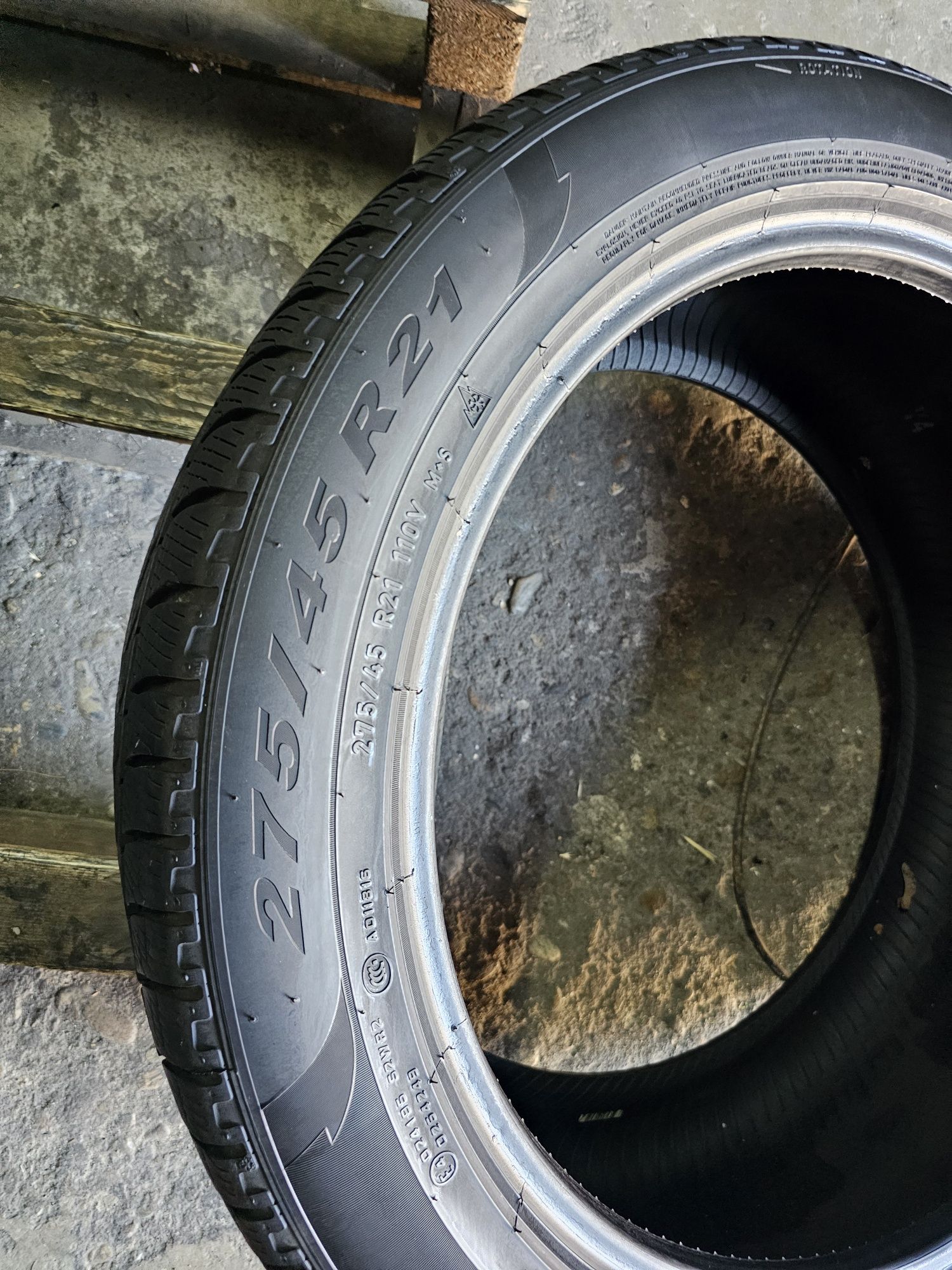 2 anvelope iarna 275 45 21 Pirelli Scorpion 2020 6mm