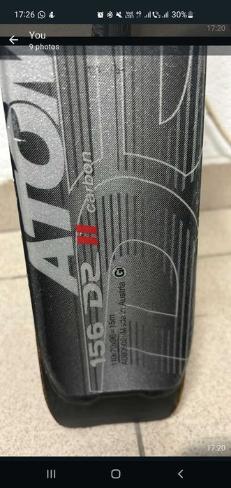 Schiuri Atomic 156 carbon + legaturi Atomic