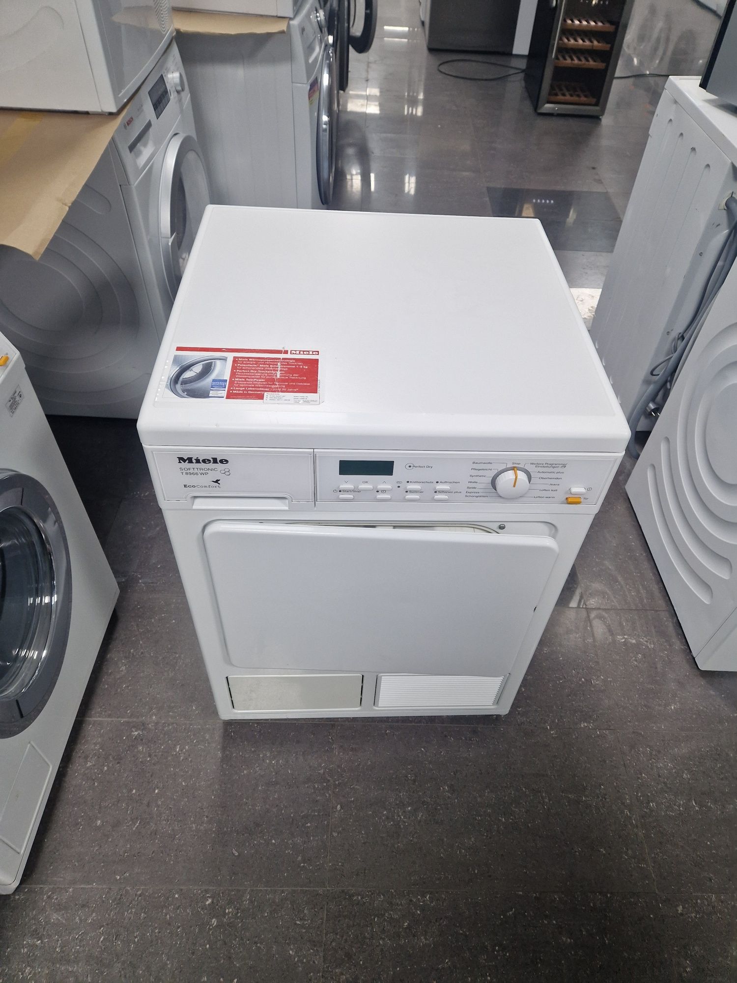 Сушилня Miele T 8966 WP 8 кг Термопомпа