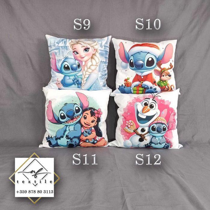 Декоративна възглавница със Стич  Промоция!!! 4бр. за 70лв./35.79€