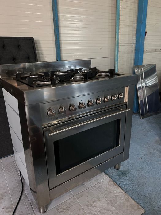 Aragaz Solitaire industrial 6 ochiuri, cuptor electric