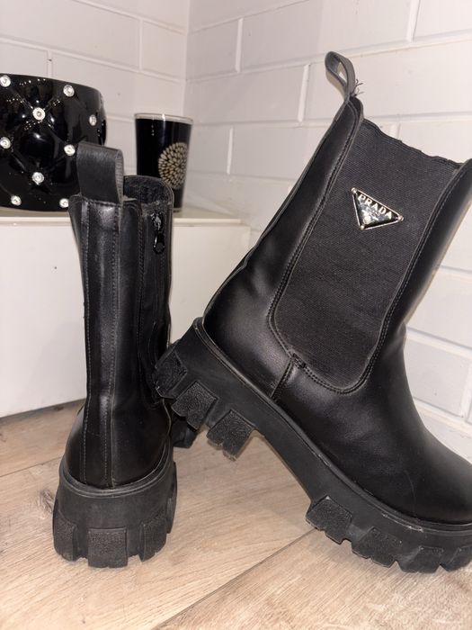 Зимни кожени боти