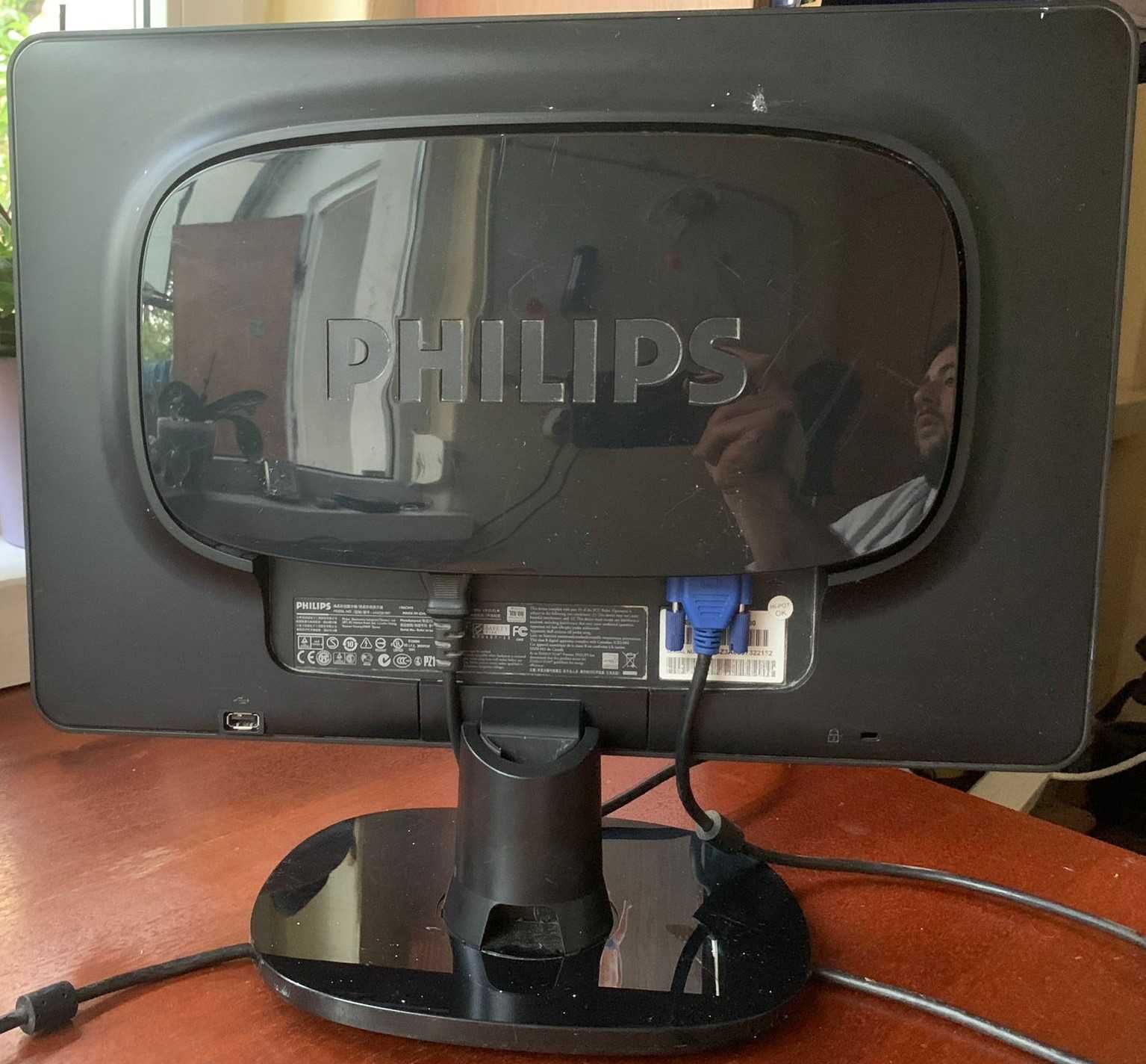 monitor LED Philips 19inch ideal pt supraveghere video model 190CW VGA